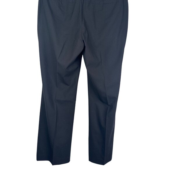 Banana Republic Size 12 Jackson Fit Stretch Black Trousers Wool Blend - Picture 8 of 13